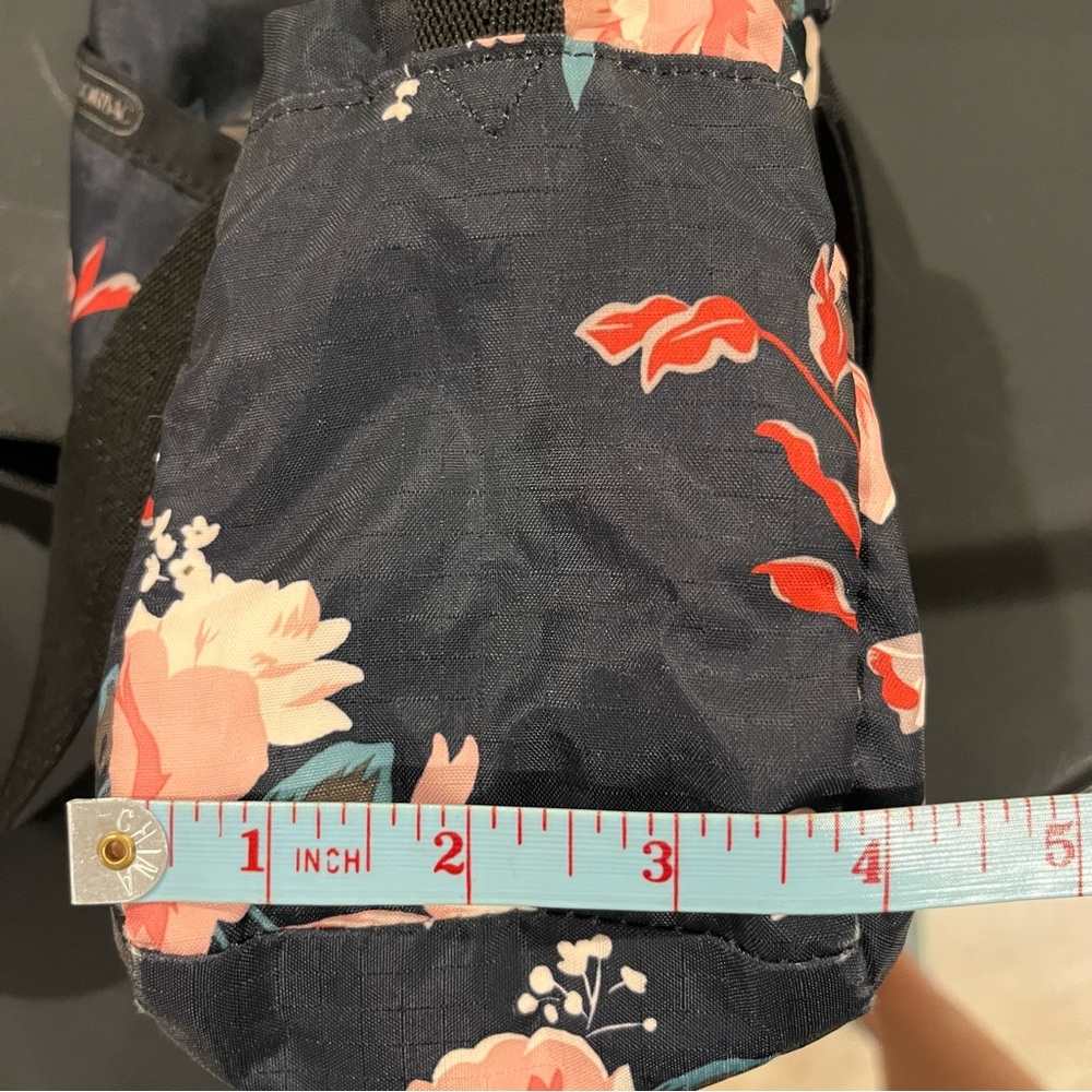 Lesportsac Navy Floral Shoulder Bag - Picture 7 of 7
